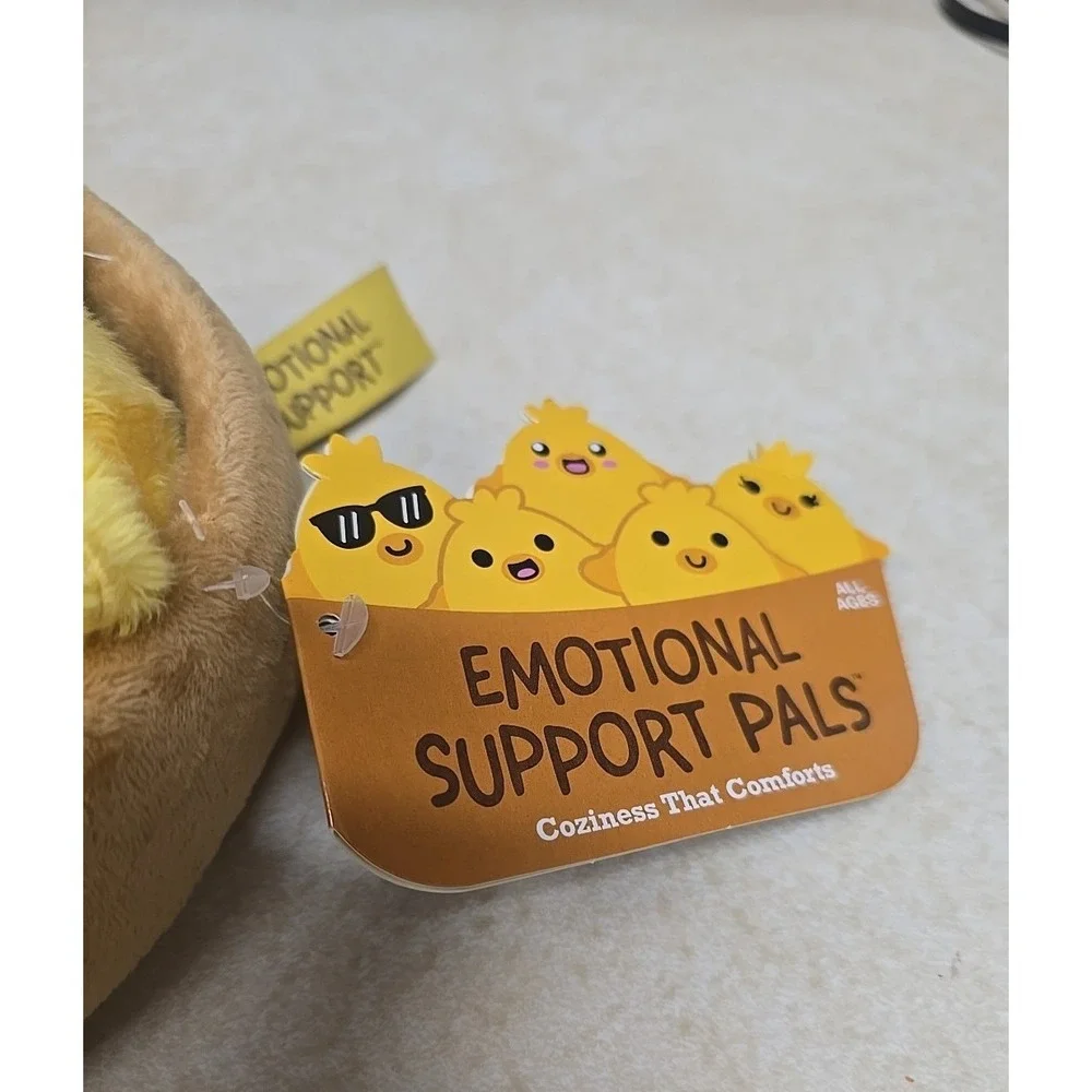 NWT Emotional Support Pals Yellow Adorable Chickies Squishy Plush‎ Stuffed Toy